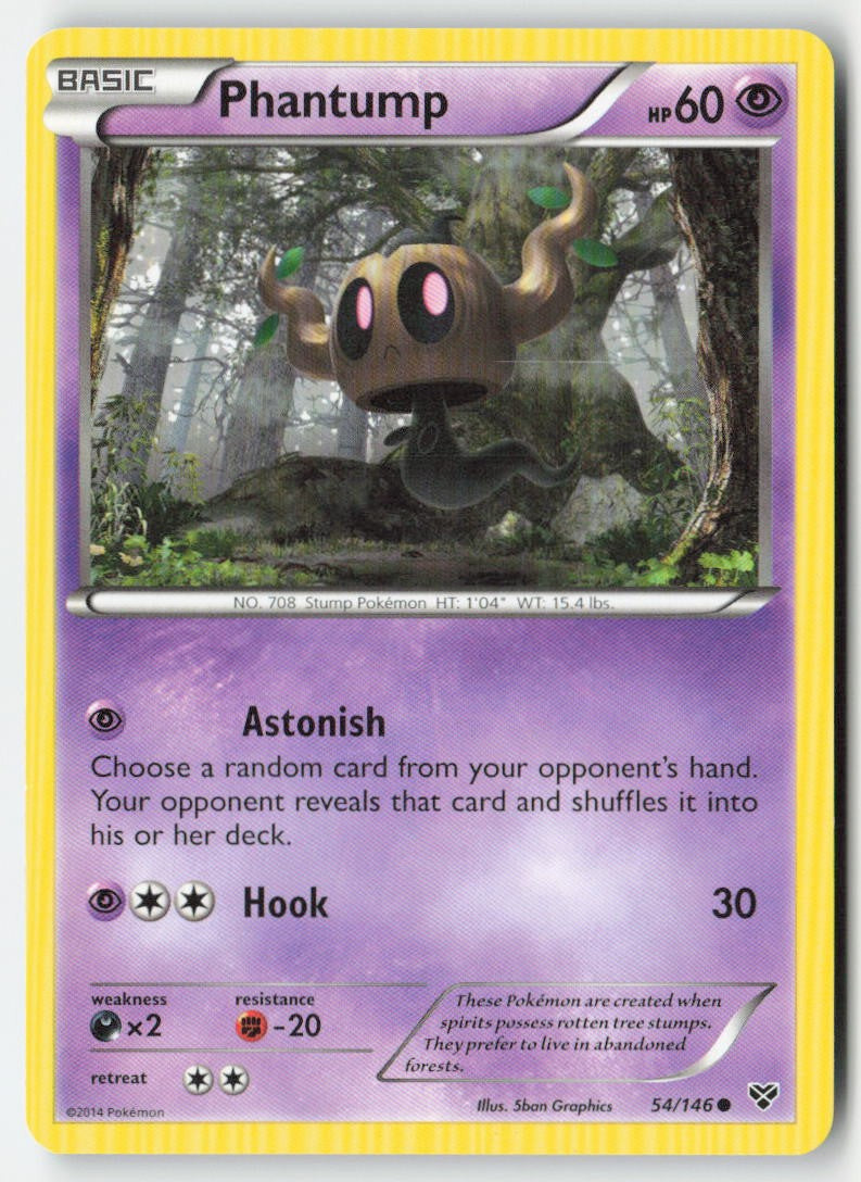 Phantump 54/146 Regular XY Moderately Played
