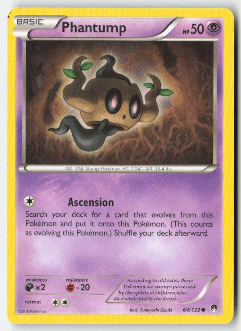 Phantump 64/122 Regular BREAKpoint Moderately Played