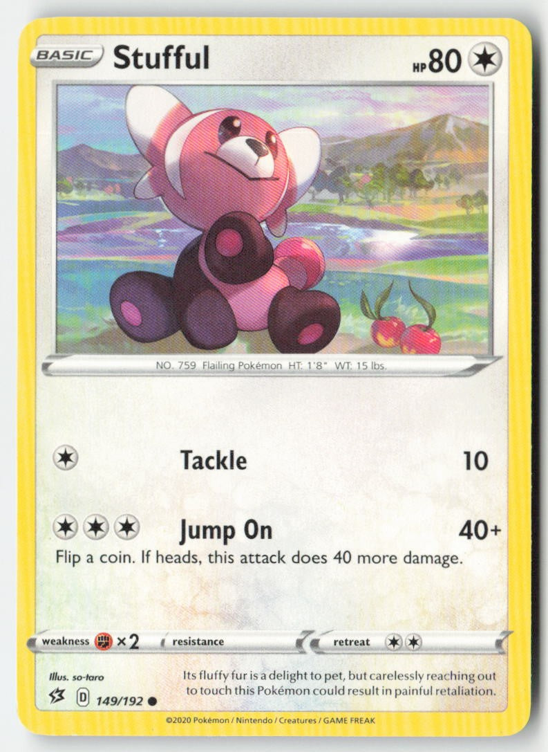 Stufful 149/192 Regular Rebel Clash Moderately Played, Front