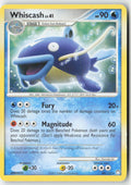 Whiscash 40/123 Regular Mysterious Treasures Moderately Played