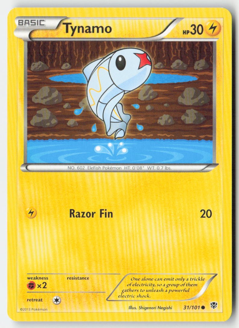 Tynamo 31/101 Regular Plasma Blast Moderately Played, Front