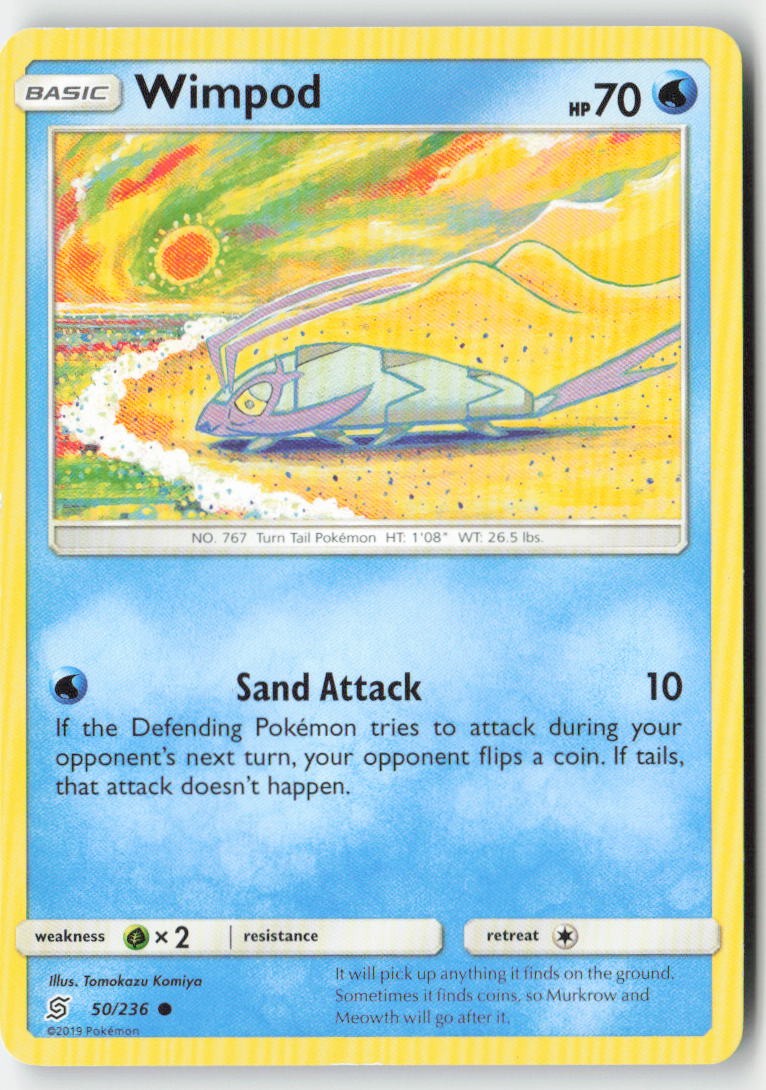 Wimpod 50/236 Regular Unified Minds Moderately Played, Front