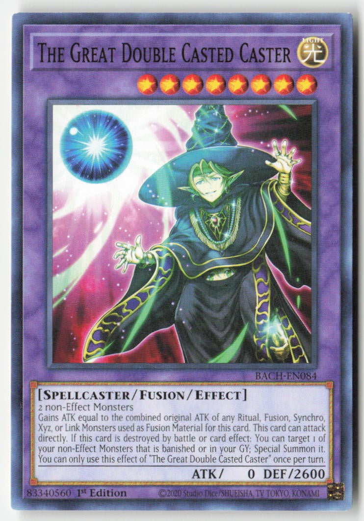 The Great Double Casted Caster BACH-EN084 1st Edition Common Moderately Played