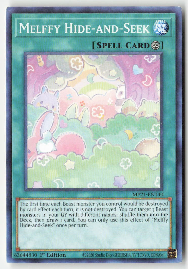 Melffy Hide-and-Seek MP21-EN140 1st Edition Common Moderately Played
