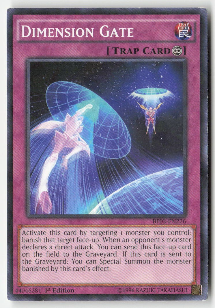 Dimension Gate BP03-EN226 1st Edition Common Moderately Played