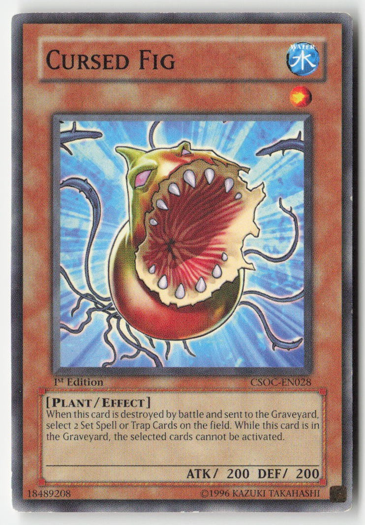 Cursed Fig CSOC-EN028 1st Edition Common Moderately Played