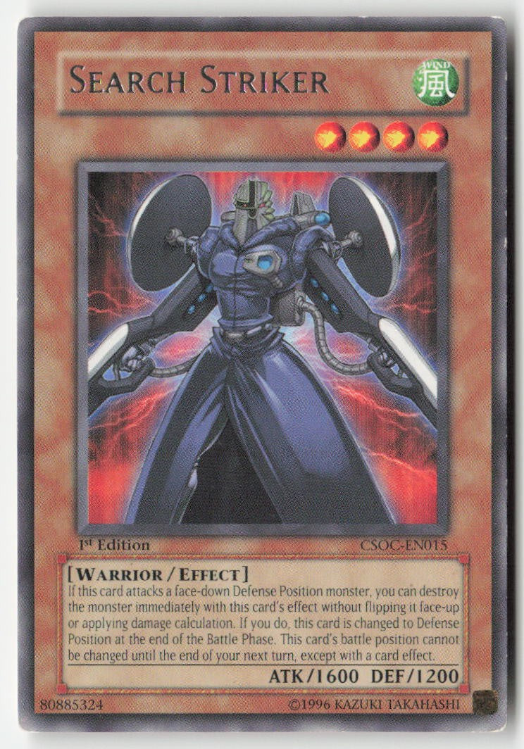 Search Striker CSOC-EN015 1st Edition Rare Moderately Played